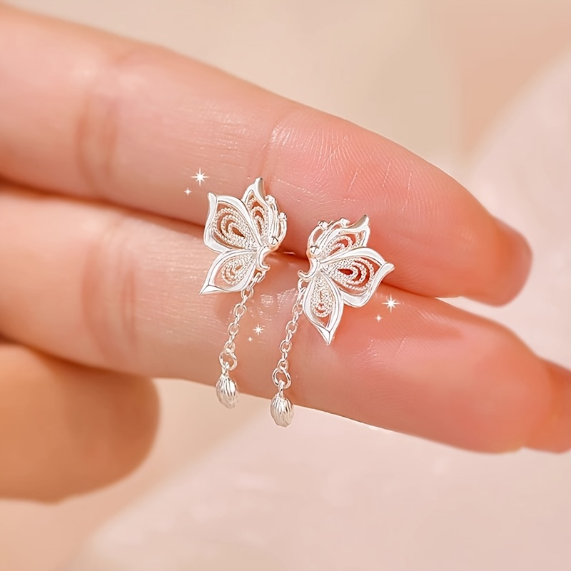 Hollow Butterfly Earrings — Romantic Choice for Dates